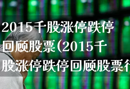 2015千股涨停跌停回顾股票(2015千股涨停跌停回顾股票行情)_https://www.ccit-cctv.com_科创板_第1张
