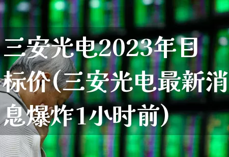 三安光电2023年目标价(三安光电最新消息爆炸1小时前)_https://www.ccit-cctv.com_创业板_第1张