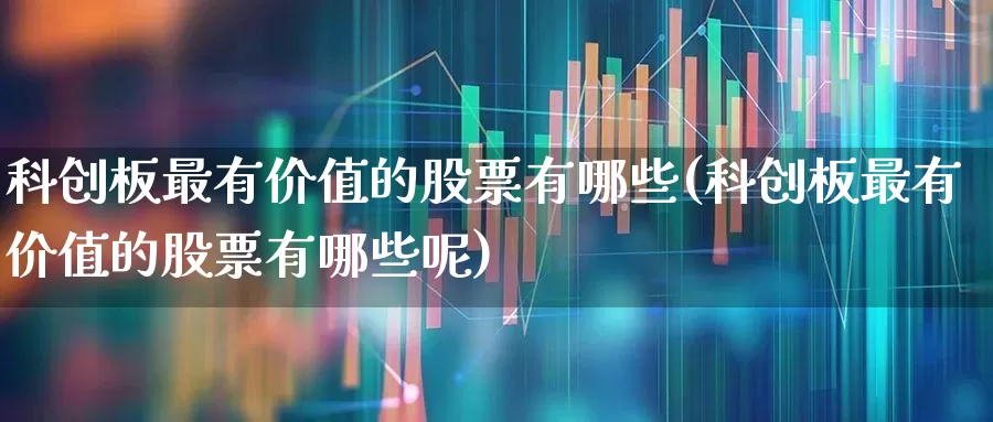 科创板最有价值的股票有哪些(科创板最有价值的股票有哪些呢)_https://www.ccit-cctv.com_上交所_第1张