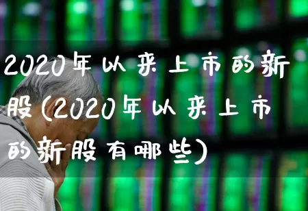 2020年以来上市的新股(2020年以来上市的新股有哪些)_https://www.ccit-cctv.com_深交所_第1张